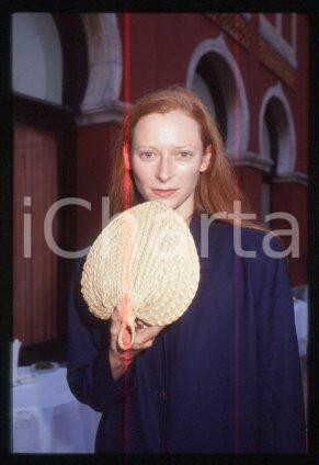 35mm vintage slide* 1992 VENICE Film Festival British actress Tilda SWINTON (6)