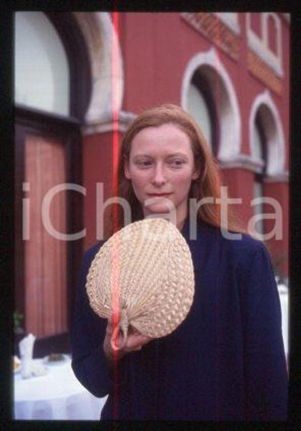 35mm vintage slide* 1992 VENICE Film Festival British actress Tilda SWINTON (9)