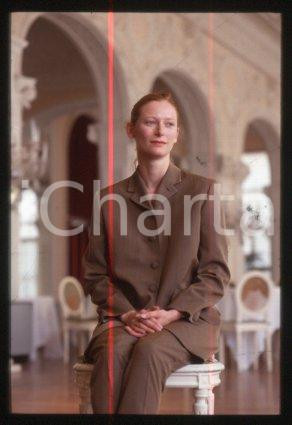 35mm vintage slide* 1992 VENICE Film Festival British actress Tilda SWINTON (31)