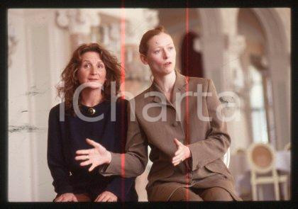 35mm vintage slide* 1992 VENICE actress Tilda SWINTON and Sally POTTER (51)