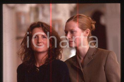 35mm vintage slide* 1992 VENICE actress Tilda SWINTON and Sally POTTER (52)