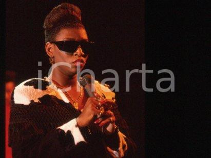 35mm vintage slide* 1990 ca ITALY American house music singer ADEVA (31)