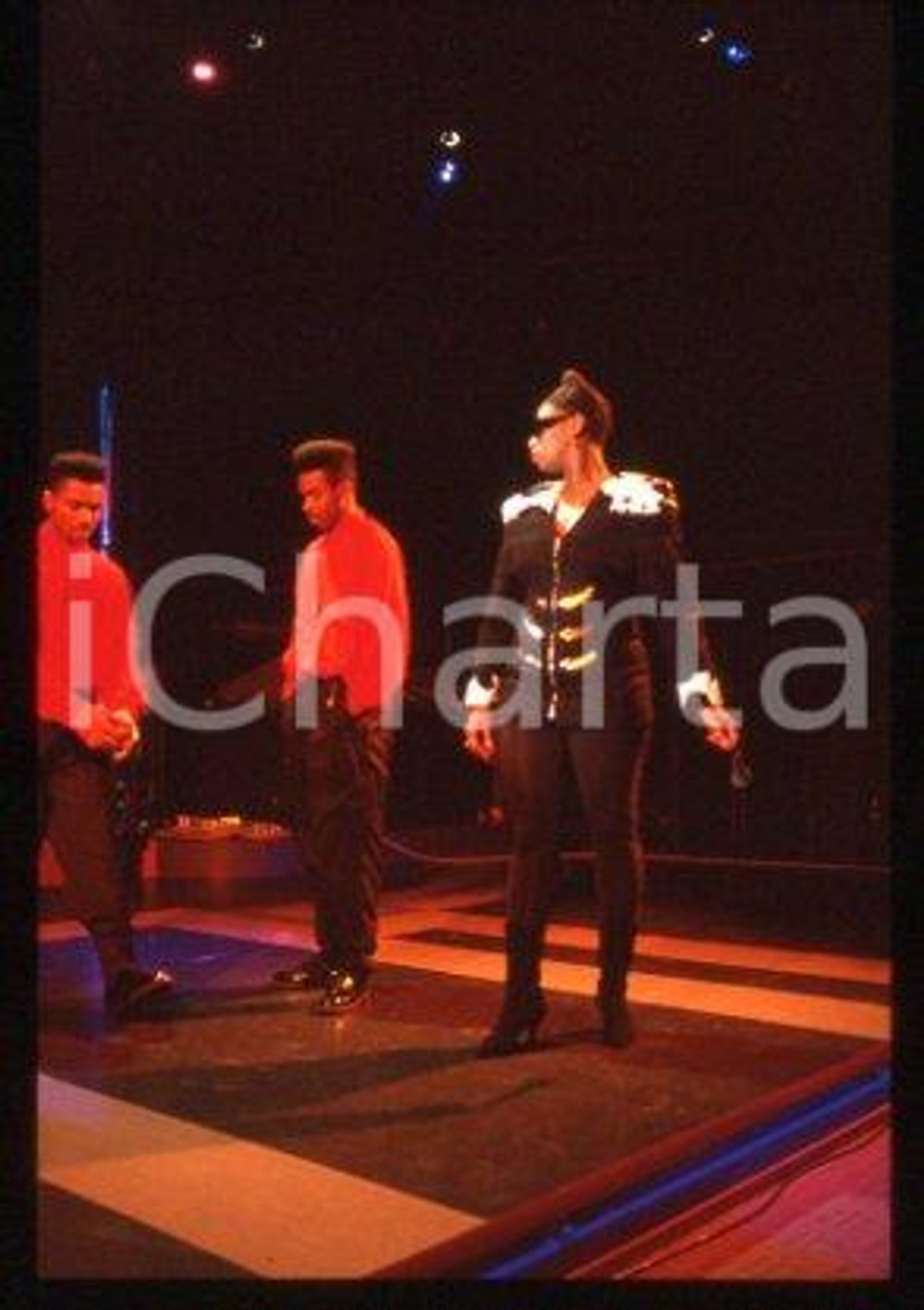 35mm vintage slide* 1990 ca ITALY American house music singer ADEVA (32)