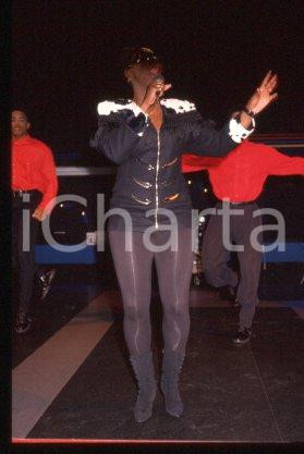 35mm vintage slide* 1990 ca ITALY American house music singer ADEVA (37)