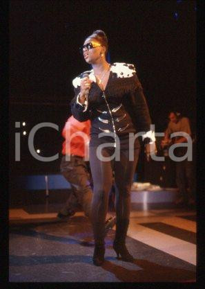 35mm vintage slide* 1990 ca ITALY American house music singer ADEVA (41)