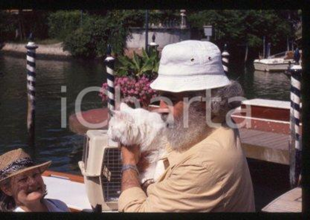 35mm vintage slide* 1990 VENICE American film director Armondo Linus ACOSTA (6)