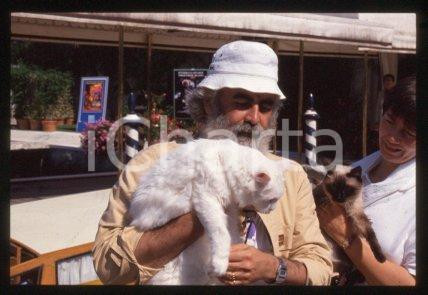 35mm vintage slide* 1990 VENICE American film director Armondo Linus ACOSTA (7)