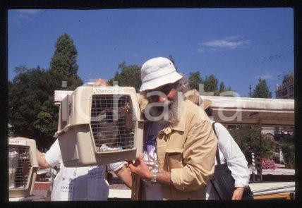 35mm vintage slide* 1990 VENICE American film director Armondo Linus ACOSTA (10)