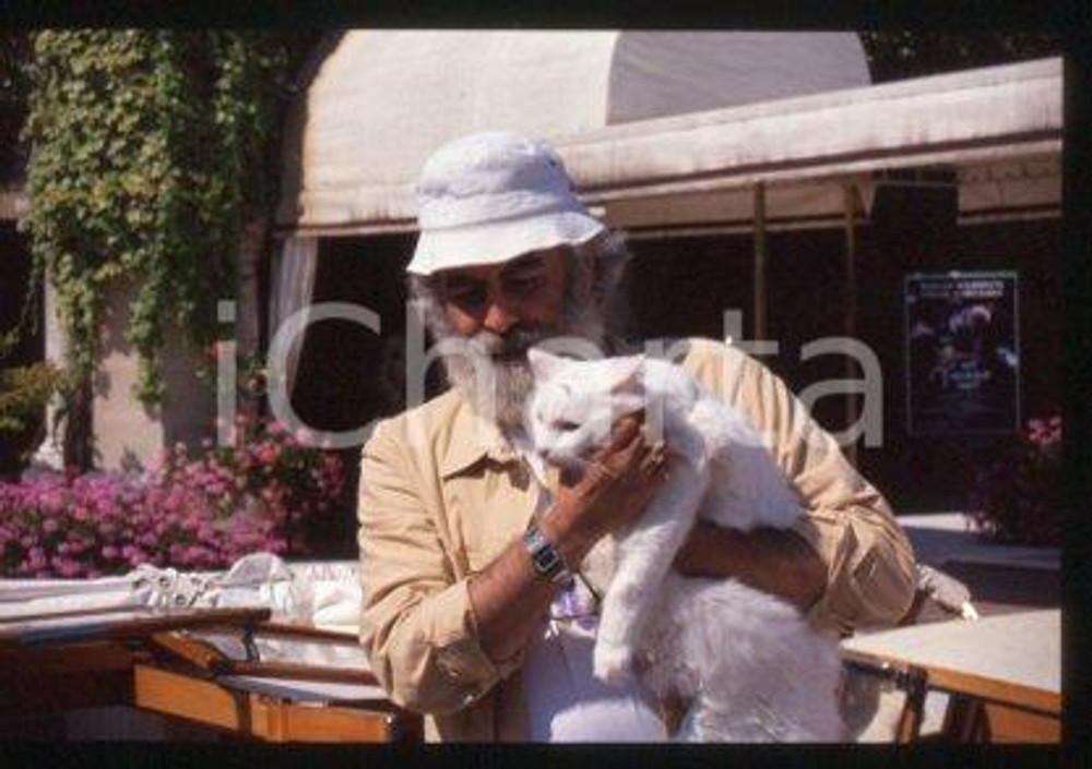 35mm vintage slide* 1990 VENICE American film director Armondo Linus ACOSTA (18)