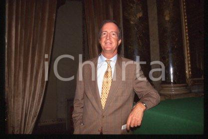 35mm vintage slide* 1996 ca MILAN Portrait of an author Wolfgang ACHTNER (9)