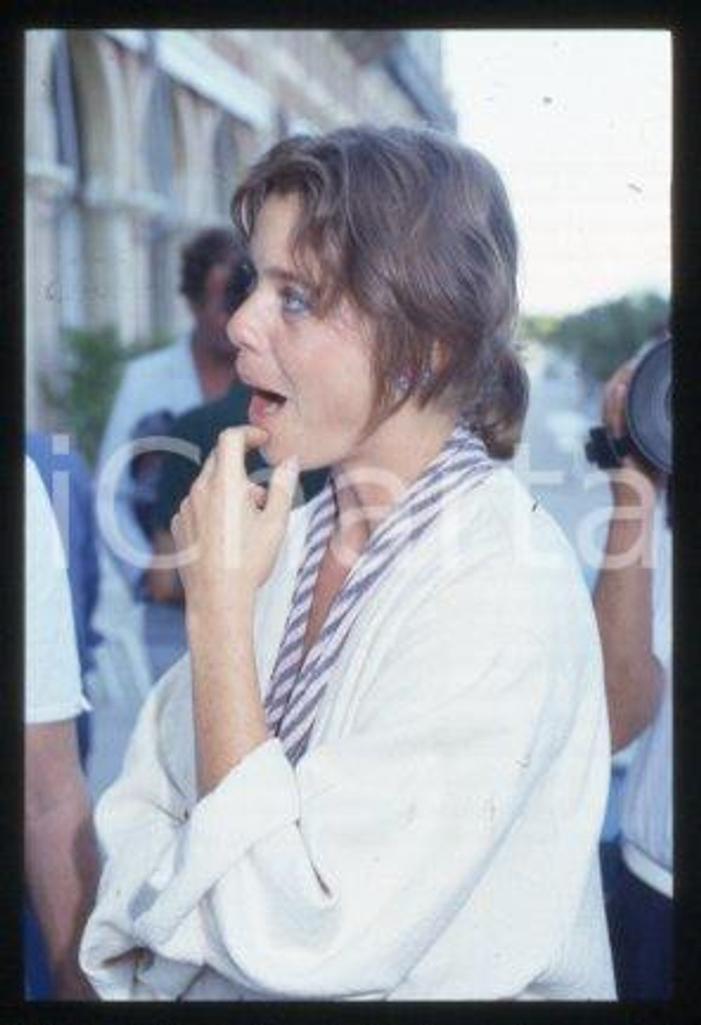35mm vintage slide* 1986 ca ITALY Portrait of an american actress Susan DEY (1)