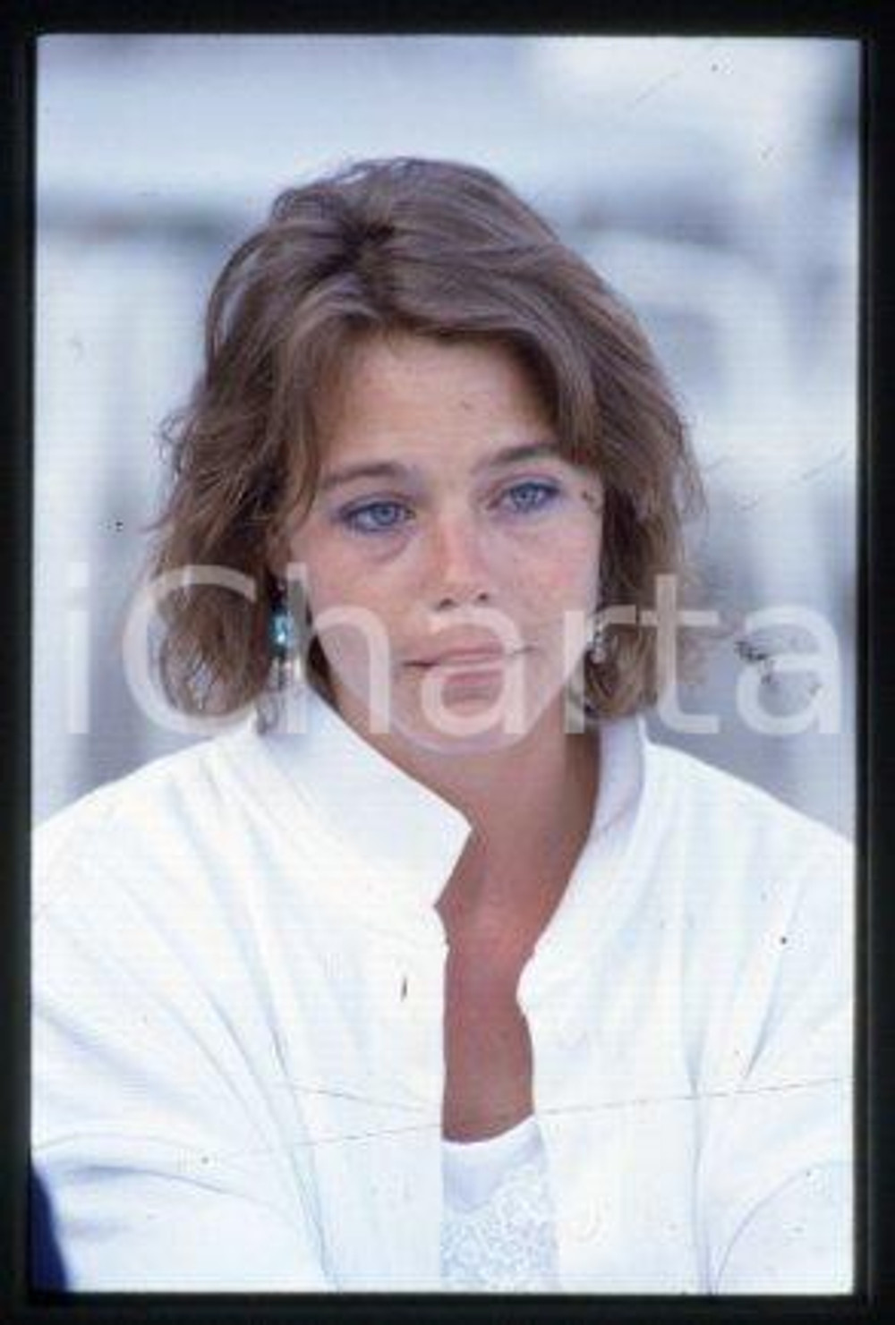 35mm vintage slide* 1986 ca ITALY Portrait of an american actress Susan DEY (23)
