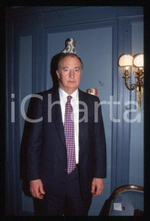 35mm vintage slide* 1990 ca MILAN President of MOODY's John Augustus BOHN (3)