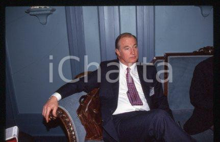 35mm vintage slide* 1990 ca MILAN President of MOODY's John Augustus BOHN (4)