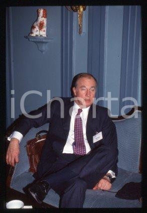 35mm vintage slide* 1990 ca MILAN President of MOODY's John Augustus BOHN (26)