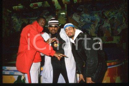 35mm vintage slide* 1989 ca ITALY American DJ and rapper Afrika BAMBAATAA (5)