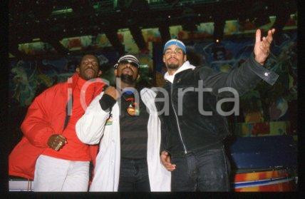 35mm vintage slide* 1989 ca ITALY American DJ and rapper Afrika BAMBAATAA (10)