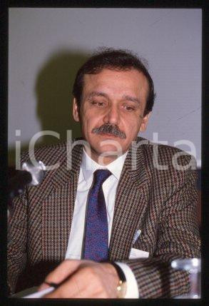35mm vintage slide* 1991 ca MILAN Palestinian politician Yasser ABED RABBO (3)