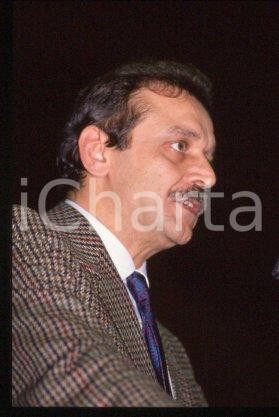 35mm vintage slide* 1991 ca MILAN Palestinian politician Yasser ABED RABBO (2)