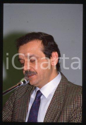 35mm vintage slide* 1991 ca MILAN Palestinian politician Yasser ABED RABBO (8)