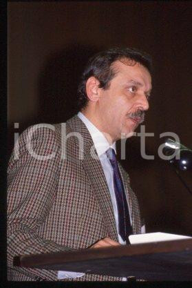 35mm vintage slide* 1991 ca MILAN Palestinian politician Yasser ABED RABBO (14)