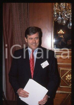 35mm vintage slide* 1999 ca MILAN Portrait of a banker Josef ACKERMANN (1)