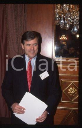 35mm vintage slide* 1999 ca MILAN Portrait of a banker Josef ACKERMANN (2)