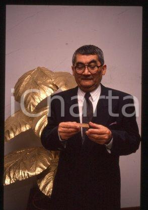 35mm vintage slide* 1990 ca THEATER Portrait of director Anthony CURIEL (4)