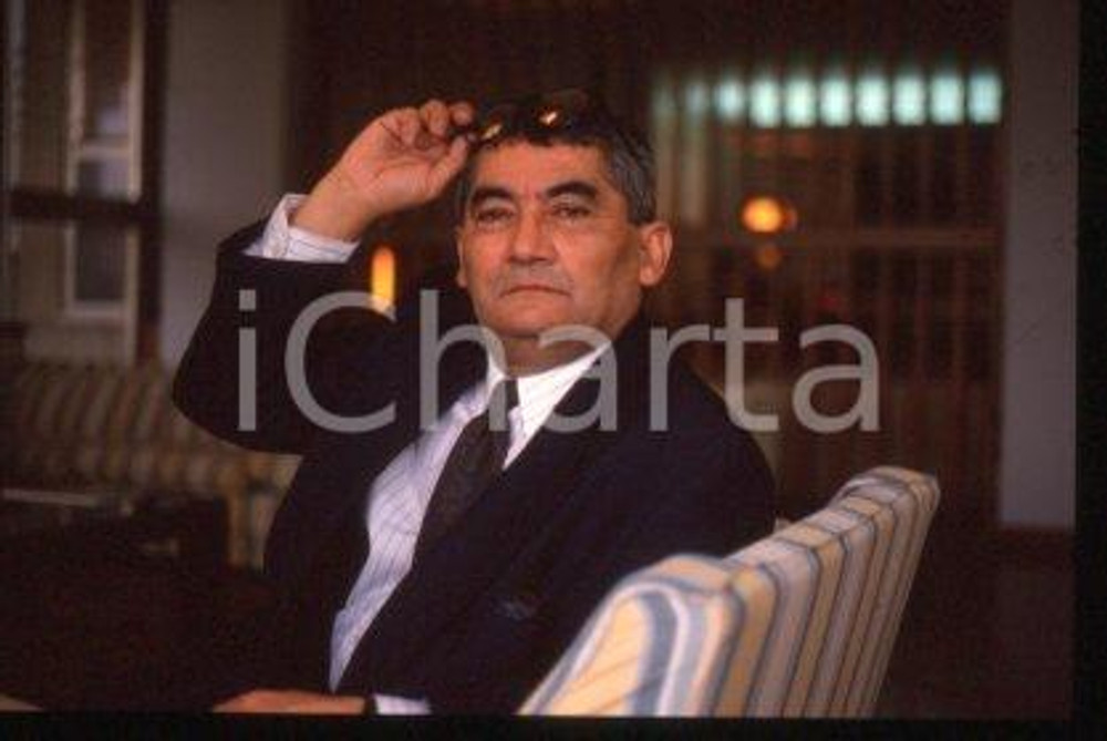 35mm vintage slide* 1990 ca THEATER Portrait of director Anthony CURIEL (14)