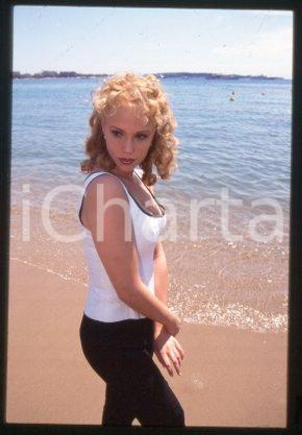 35mm vintage slide* 1995 CANNES Film Festival "SHOWGIRLS" Elizabeth BERKLEY (2)