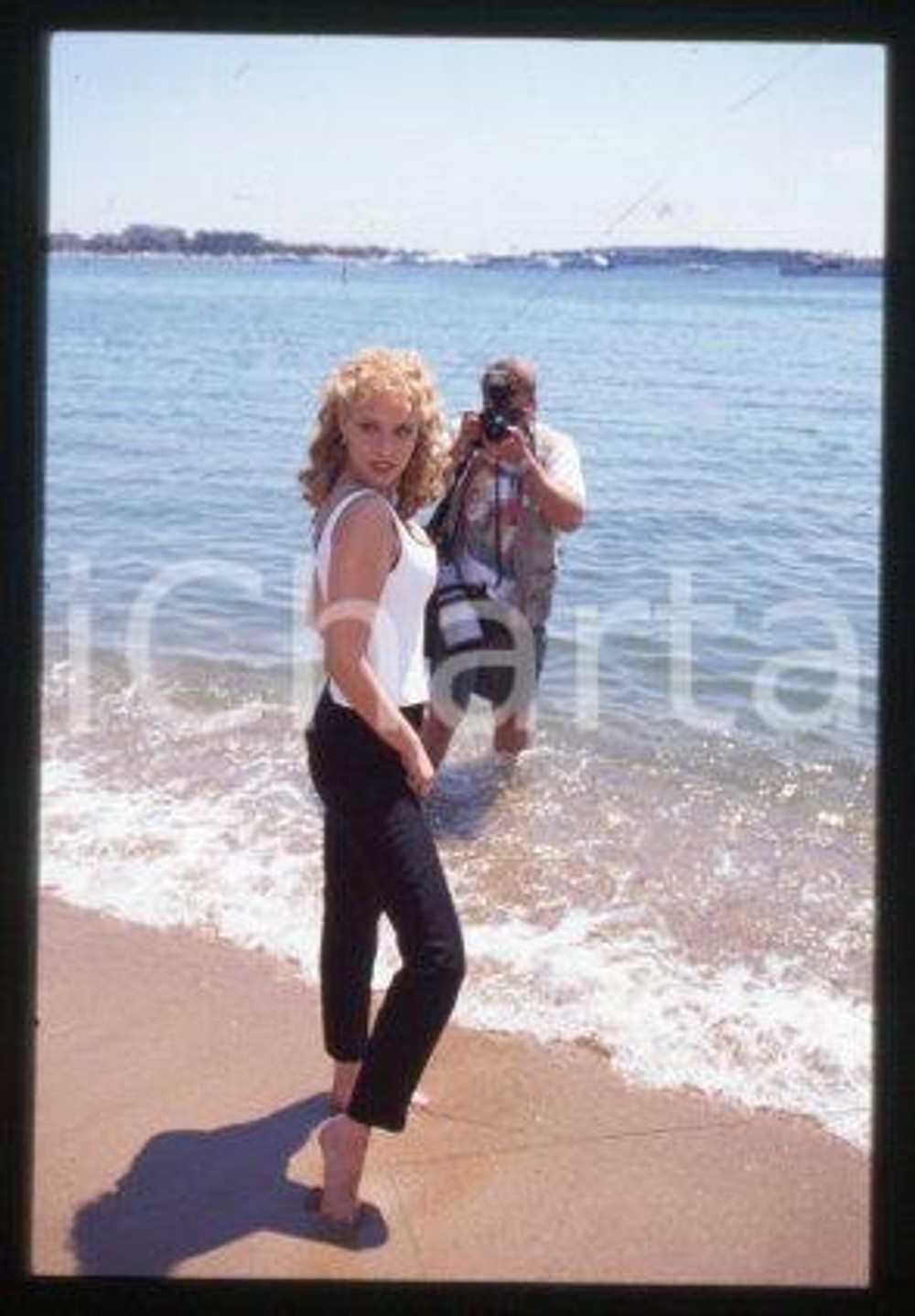 35mm vintage slide* 1995 CANNES Film Festival "SHOWGIRLS" Elizabeth BERKLEY (3)