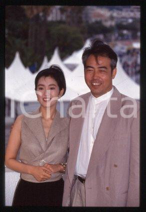 35mm vintage slide* 1993 CANNES Film Festival director Chen KAIGE & Gong LI (58)