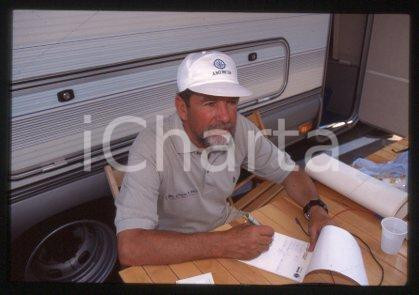 35mm vintage slide* 1990 ca ITALY Skipper & sports commentator Cino RICCI (10)