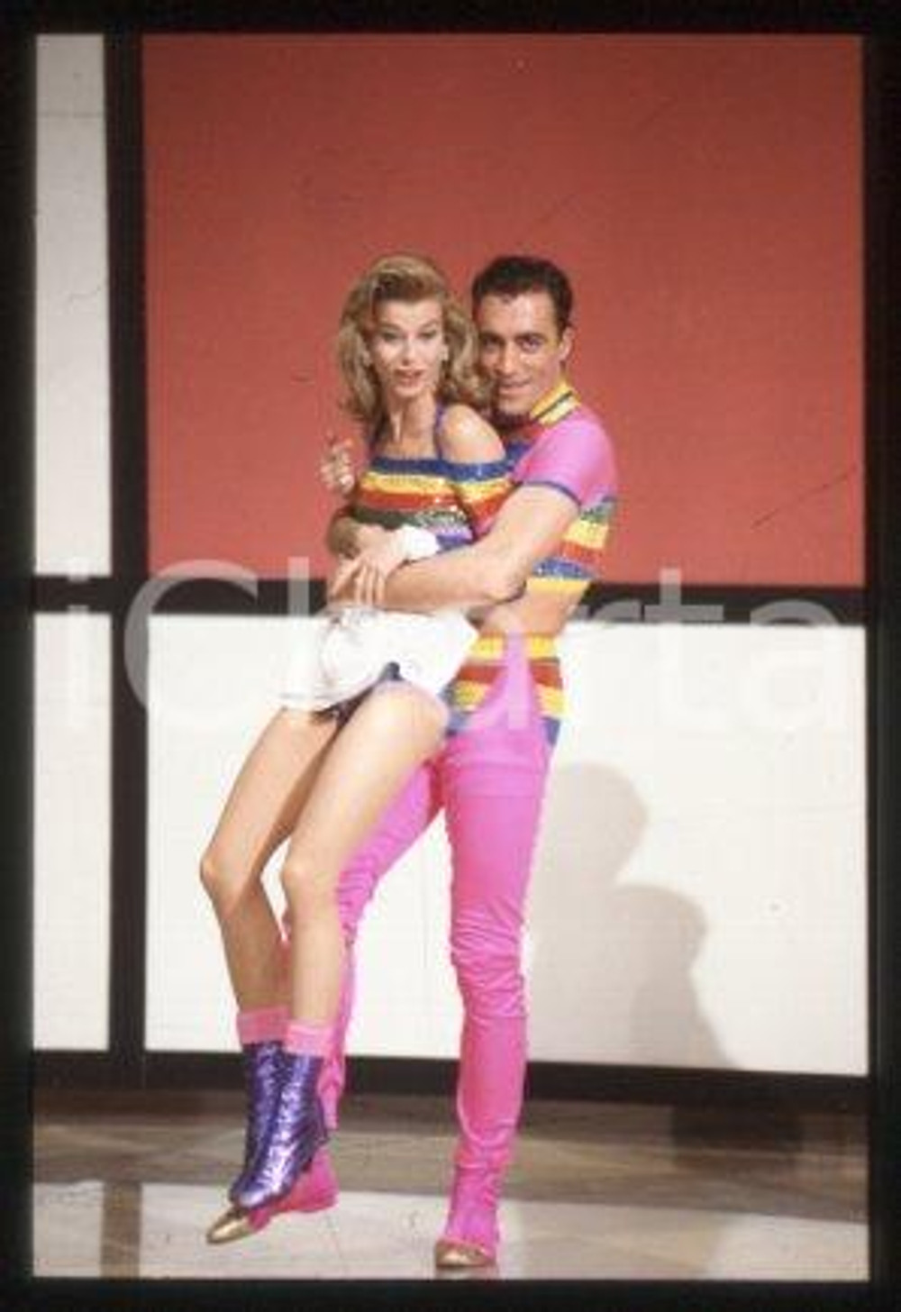 35mm vintage slide* 1991 FANTASTICO 12 Denis BRAGATTO e Mia MOLINARI (7)