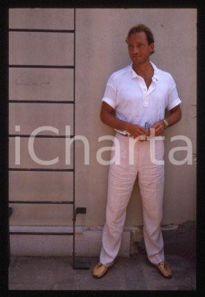 35mm vintage slide* 1989 ca CANNES Film Festival American actor Anthony PECK (9)