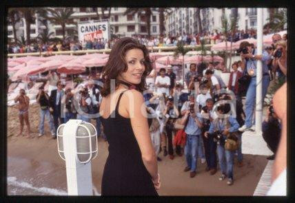 35mm vintage slide* 1993 CANNES Film Festival American actress Tahnee WELCH (8)