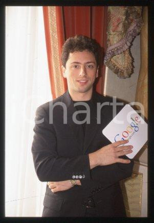35mm vintage slide* 1999 ca MILAN Portrait of co-founder Google Sergey BRIN (6)