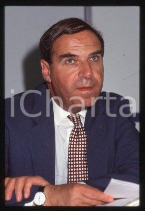 35mm vintage slide* 1995 ca MILAN European Commissioner Leon BRITTAN (3)