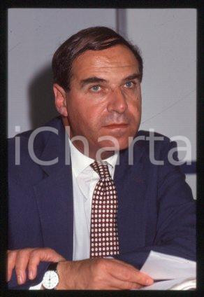 35mm vintage slide* 1995 ca MILAN European Commissioner Leon BRITTAN (30)