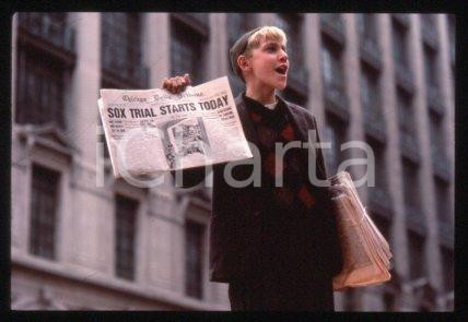 Fotografia d epoca originale 35mm vintage slide 1988 CINEMA Sports drama EIGHT MEN OUT by John SAYLES 4 1