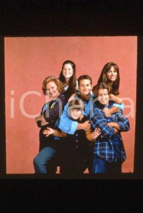 35mm vintage slide* 1991 ca CINEMA "GROWING PAINS" Kirk CAMERON & the cast (2)