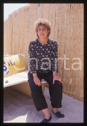 35mm vintage slide* 1990 ca ITALIA Fiorella INFASCELLI Ritratto regista (10)