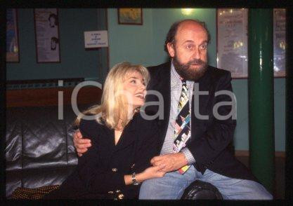 Fotografia d epoca originale 35mm vintage slide 1988 ca ITALY Alessandra CARELLA and Enrico BERUSCHI 38 1