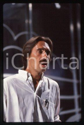 35mm vintage slide* 1982 ca ITALY Pop-rock singer-songwriter Marco FERRADINI 10