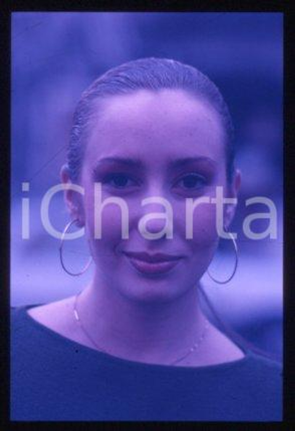 35mm vintage slide* 1986 ca ITALY Portrait of a singer Anna BUSSOTTI (8)