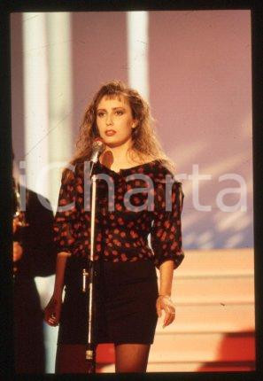 35mm vintage slide* 1986 ca ITALY Portrait of a singer Anna BUSSOTTI (12)