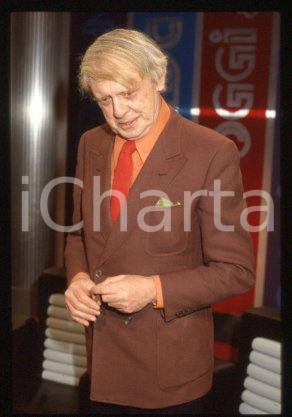 35mm vintage slide* 1985 RAI UNO - OGGI & DOMANI writer Anthony BURGESS (1)
