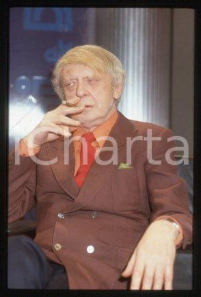 35mm vintage slide* 1985 RAI UNO - OGGI & DOMANI writer Anthony BURGESS (4)