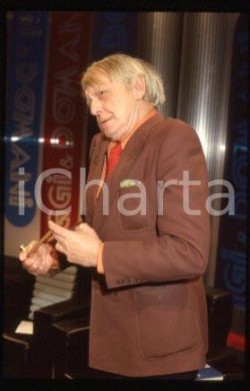 35mm vintage slide* 1985 RAI UNO - OGGI & DOMANI writer Anthony BURGESS (5)