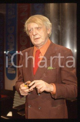 35mm vintage slide* 1985 RAI UNO - OGGI & DOMANI writer Anthony BURGESS (12)